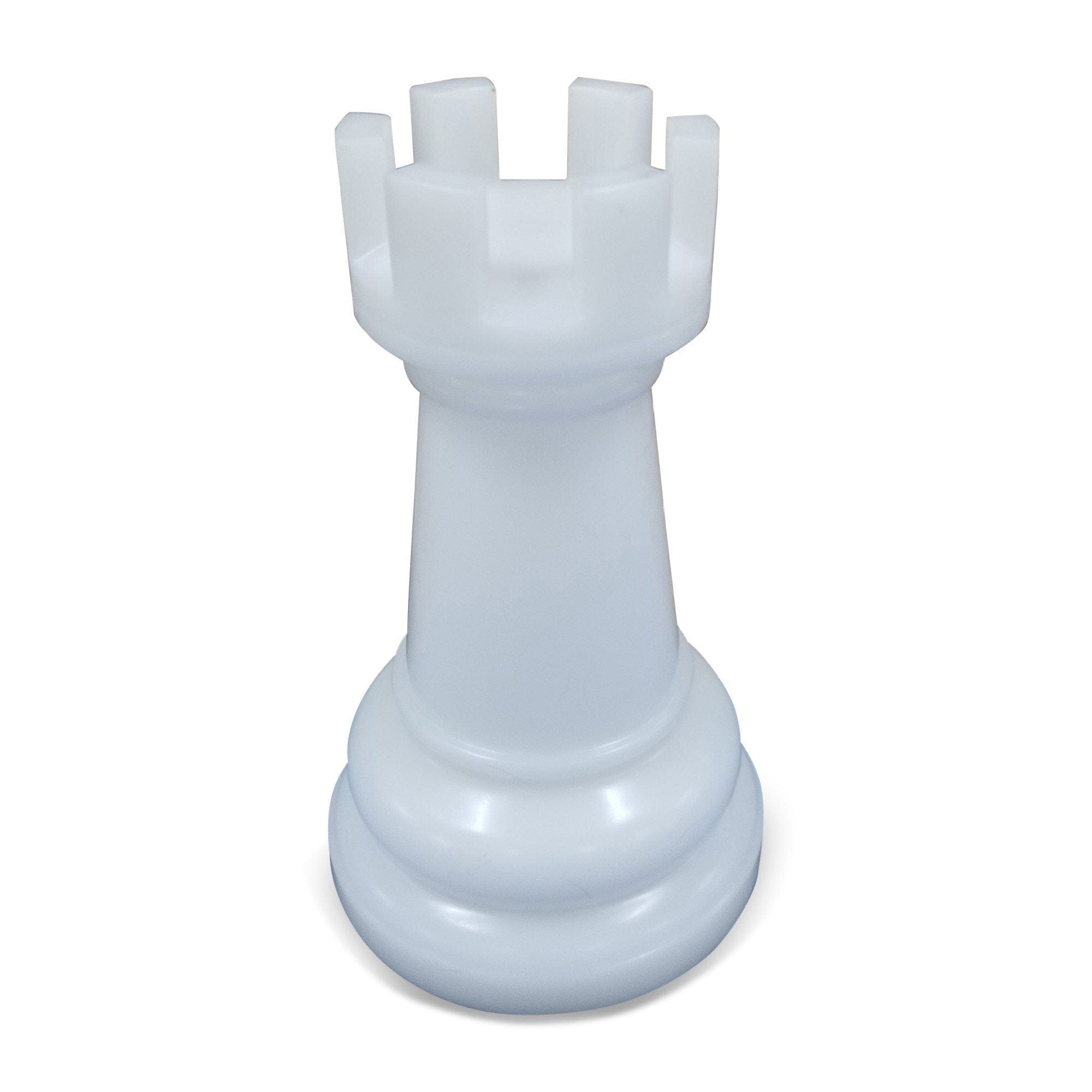 20 Inch White Perfect Rook Giant Chess Piece | Giant Outdoor Chess | Default Title | GiantChessUSA