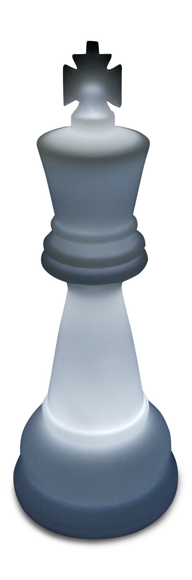 26 Inch Perfect King Light-Up Giant Chess Piece - White | Giant Outdoor Chess | | GiantChessUSA