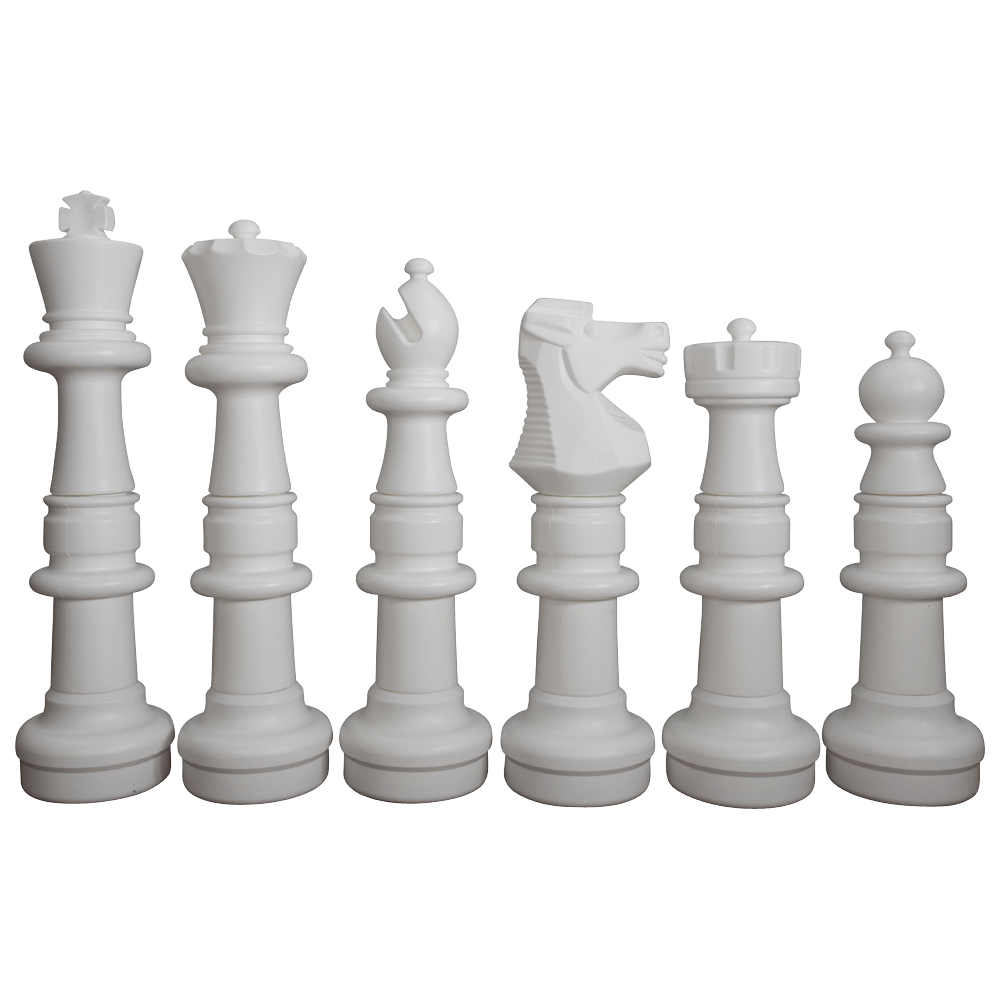 37 Inch Plastic Giant Chess Set with Plastic Board | Giant Outdoor Chess | | GiantChessUSA