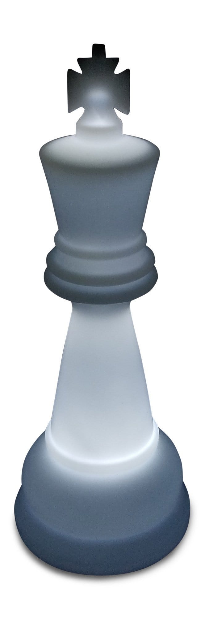 38 Inch Perfect King Light-Up Giant Chess Piece - White | Giant Outdoor Chess | Default Title | GiantChessUSA