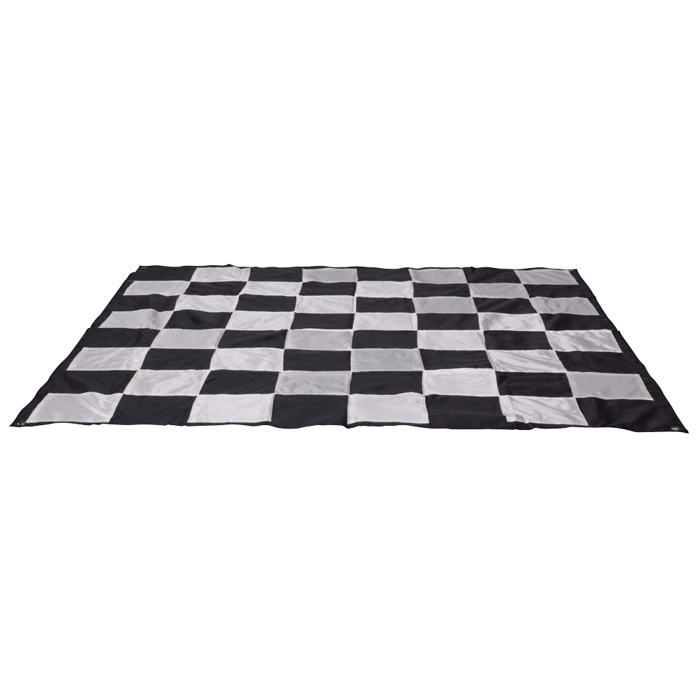 Quick Fold Nylon Giant Chess Mat with 8 Inch Squares | Giant Outdoor Chess | | GiantChessUSA